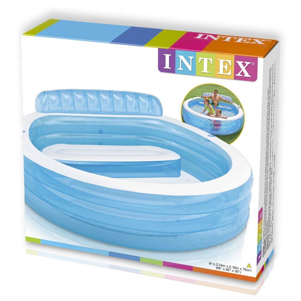 INTEX Swim Center Family Lounge Pool (90"x86"x31")