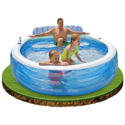 INTEX Swim Center Family Lounge Pool (90"x86"x31")